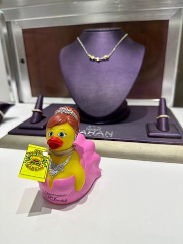JC Grant Rubber Duck with Jewelry - Rubber Duck Hunt JC Grant Rubber Duck with Jewelry